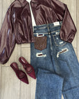 Jeans tasca Glitter✨