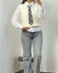 Gilet con camicia