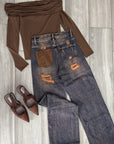Jeans tasca Brown✨