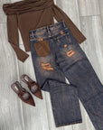 Jeans tasca Brown✨