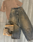 Jeans ballon sabbiato✨