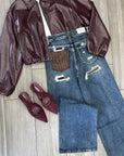 Jeans tasca Glitter✨