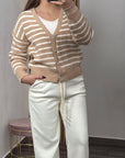 Cardigan a righe