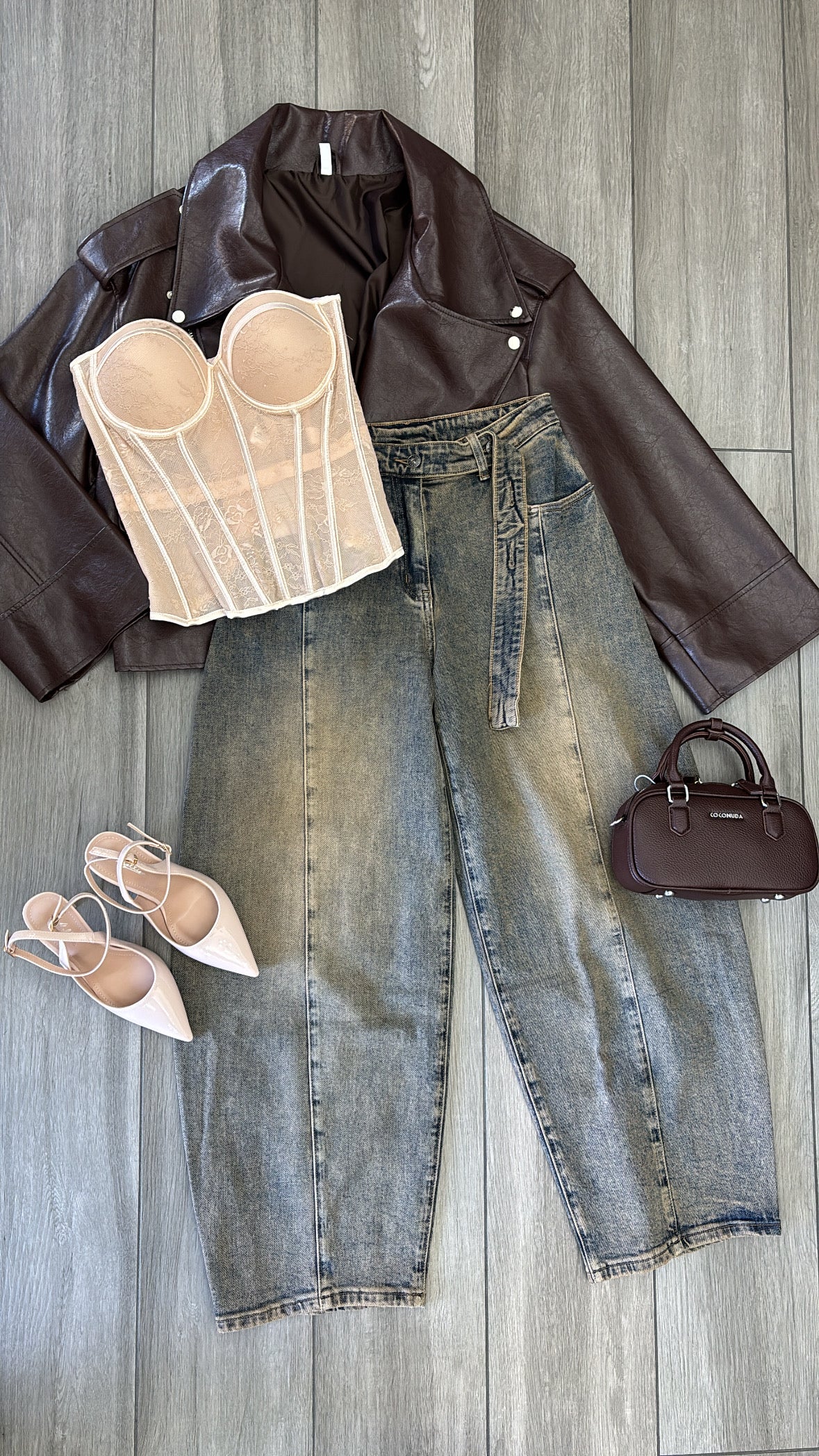 Jeans ballon sabbiato✨