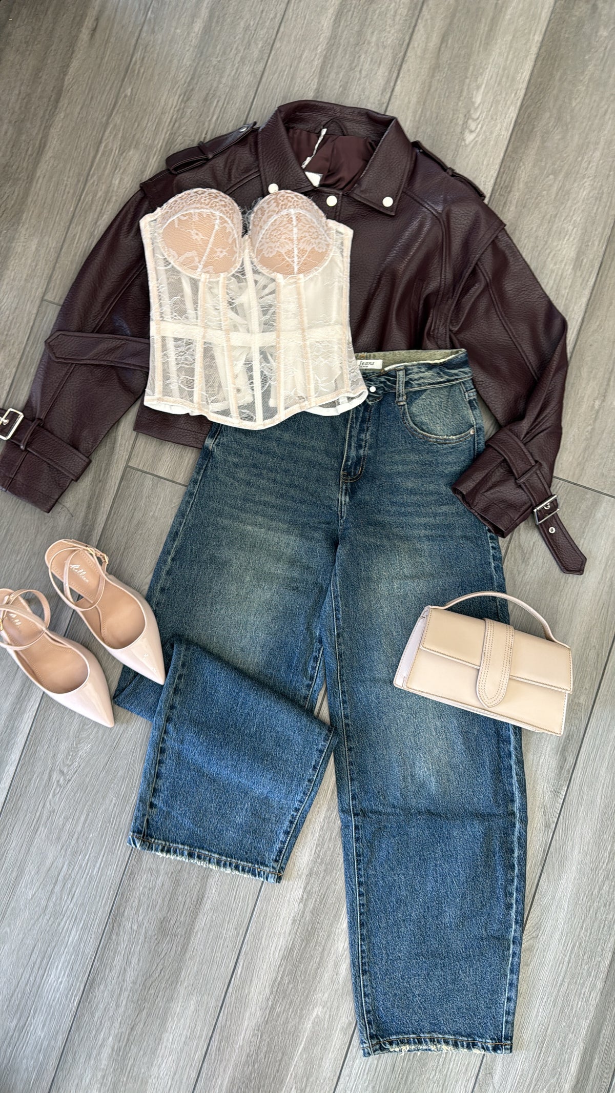 Jeans con risvolto✨