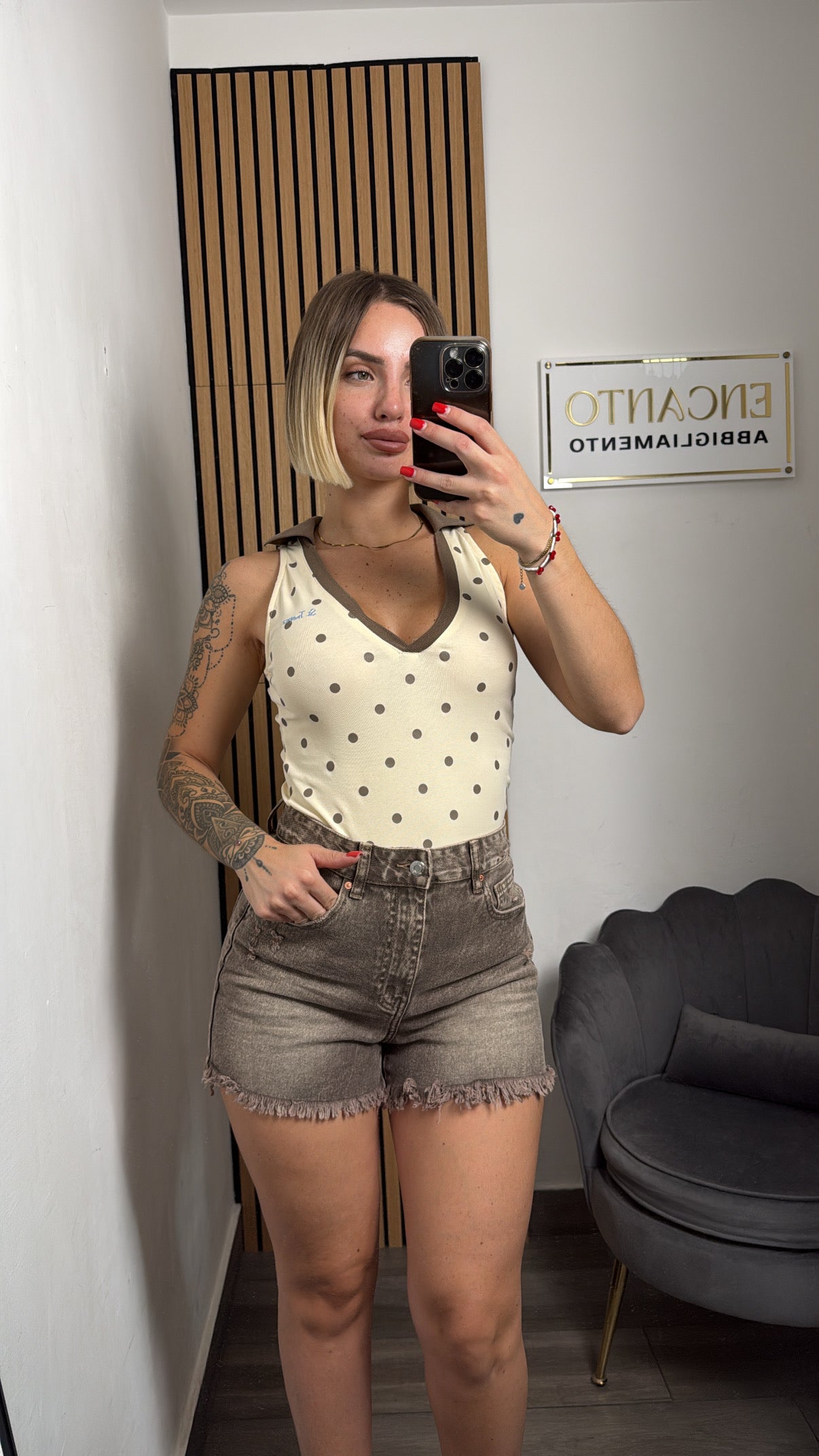 Canotta a pois✨