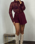 Camicia in pizzo