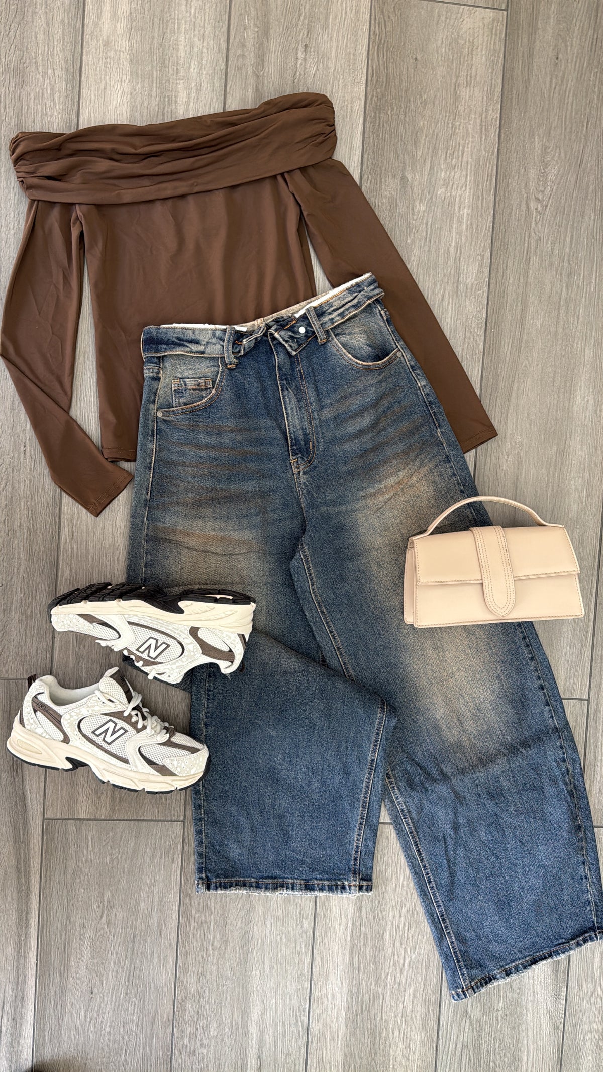 Jeans risvolto 🤎
