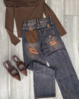 Jeans tasca Brown✨