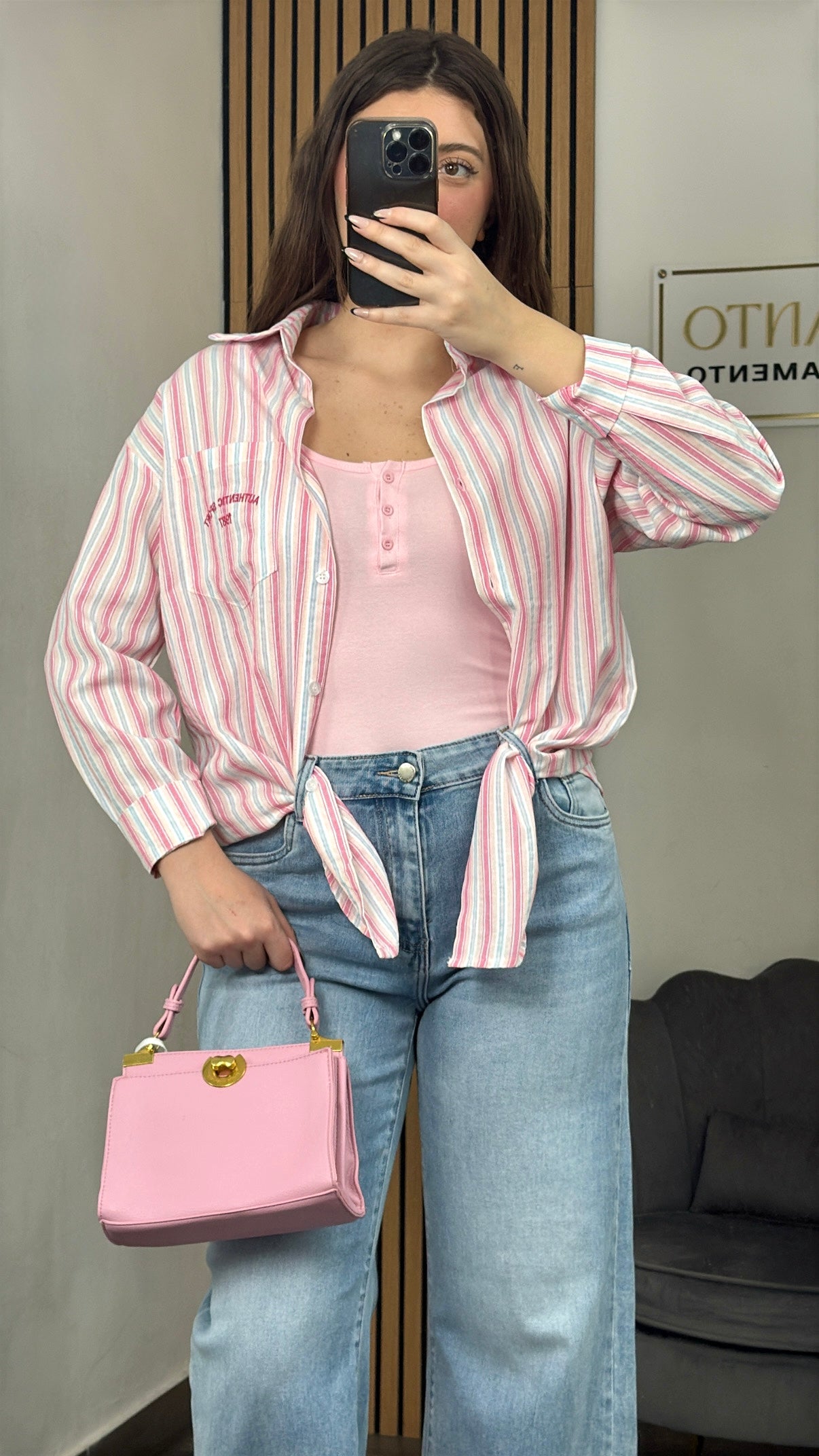Camicia a righe🩵