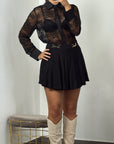 Camicia in pizzo