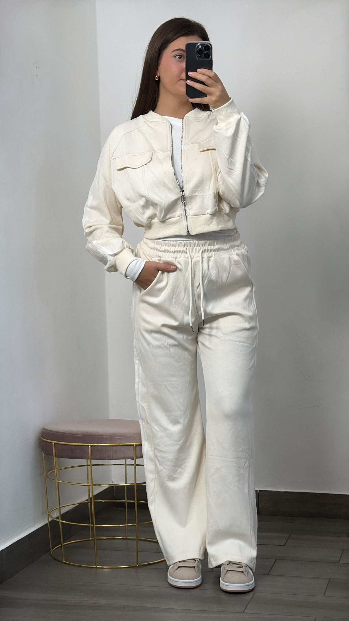 Coordinato felpa + pantaloni