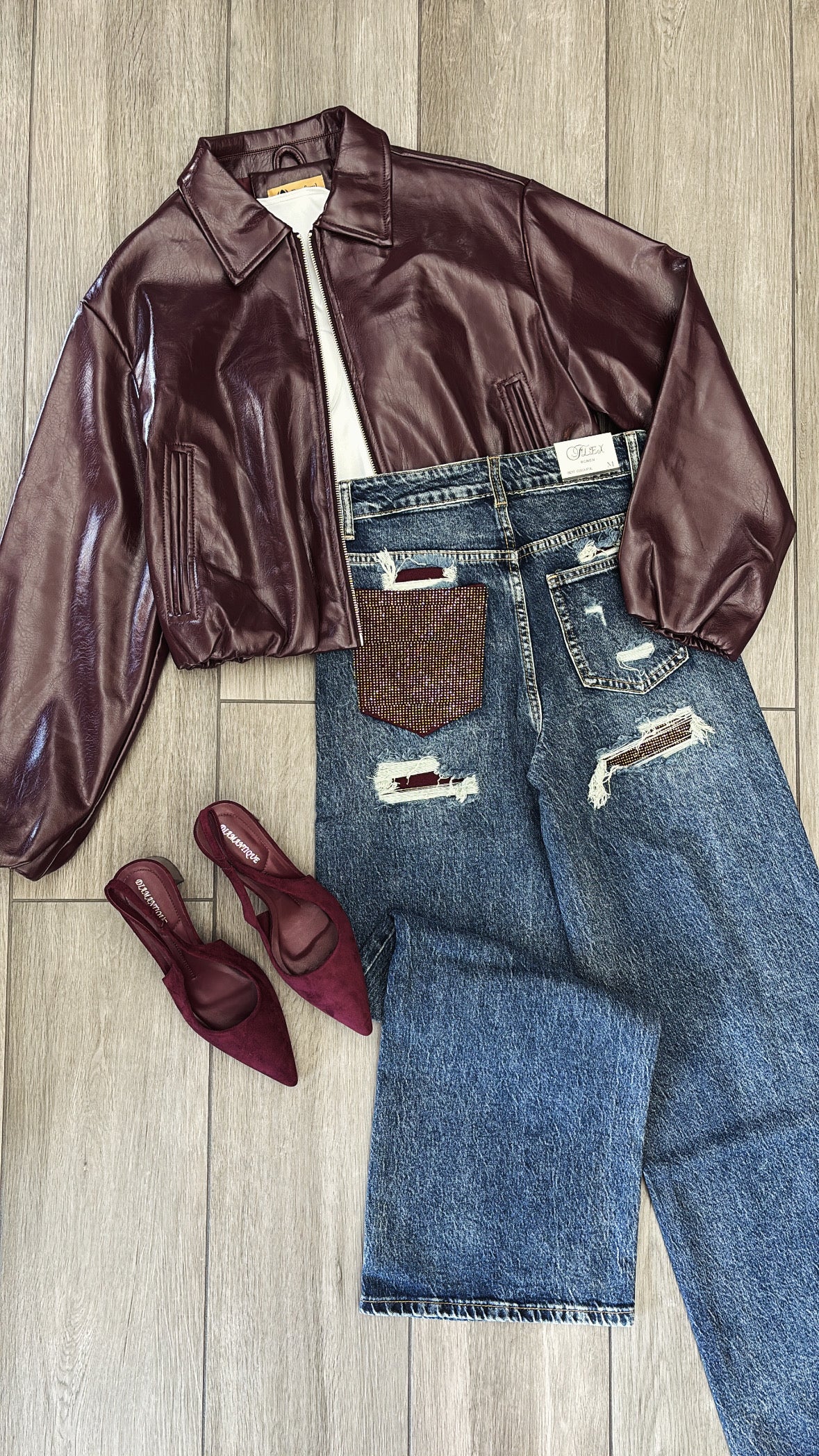 Jeans tasca Glitter✨