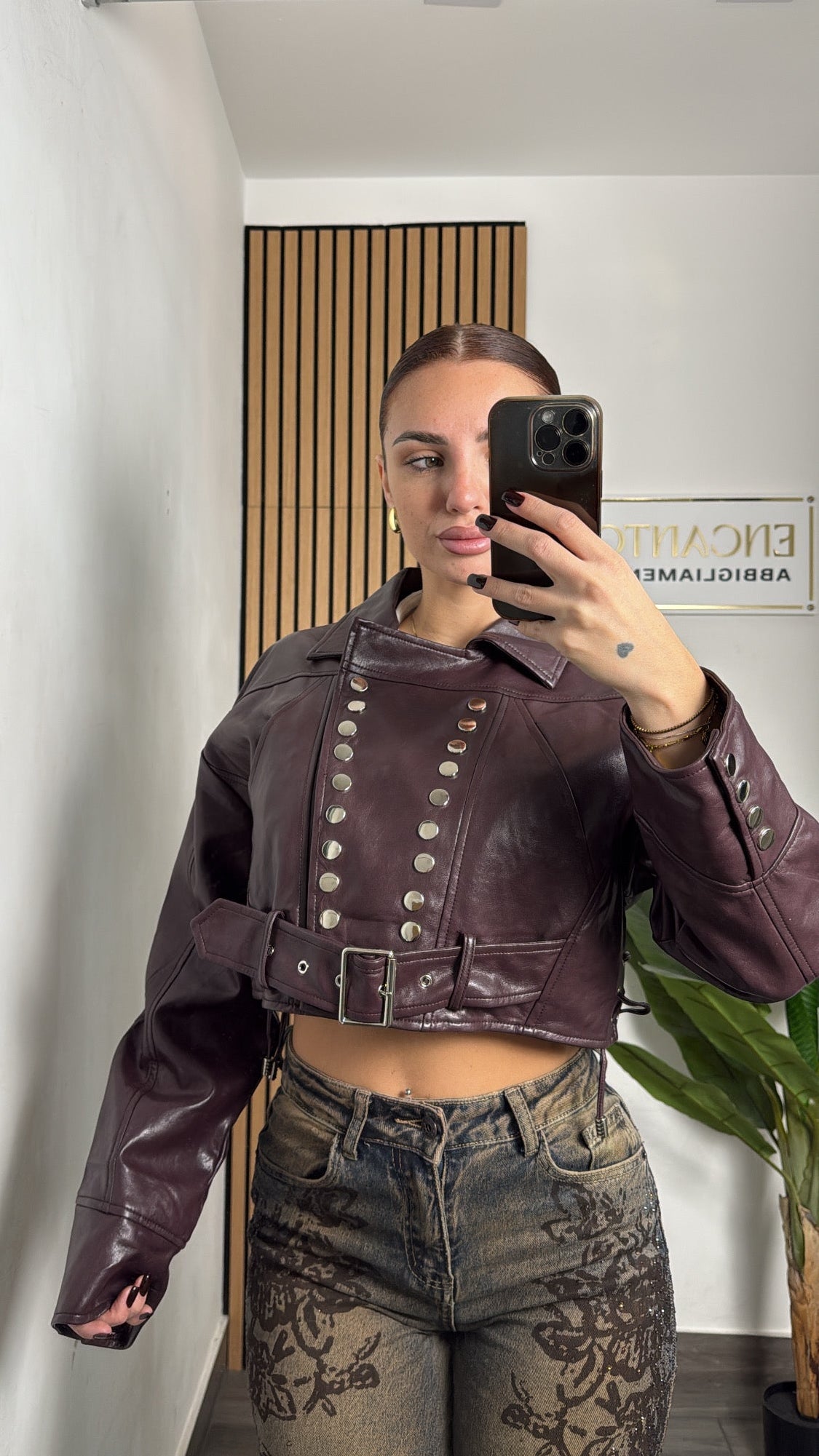 Chiodo in ecopelle MJ✨