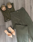Corsetto verde militare ✨