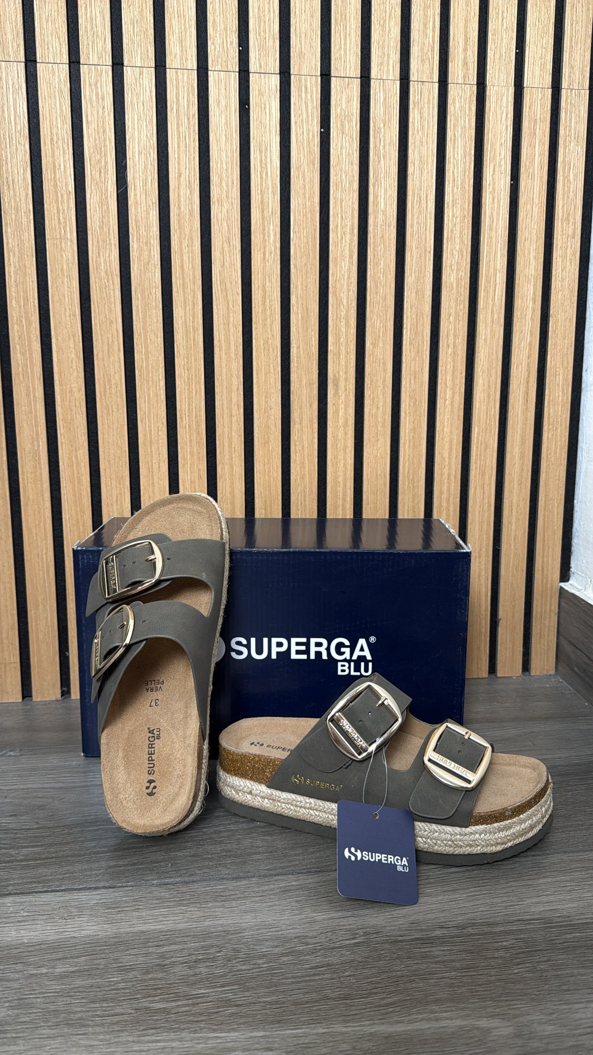 SUPERGA Verde/beige ✨