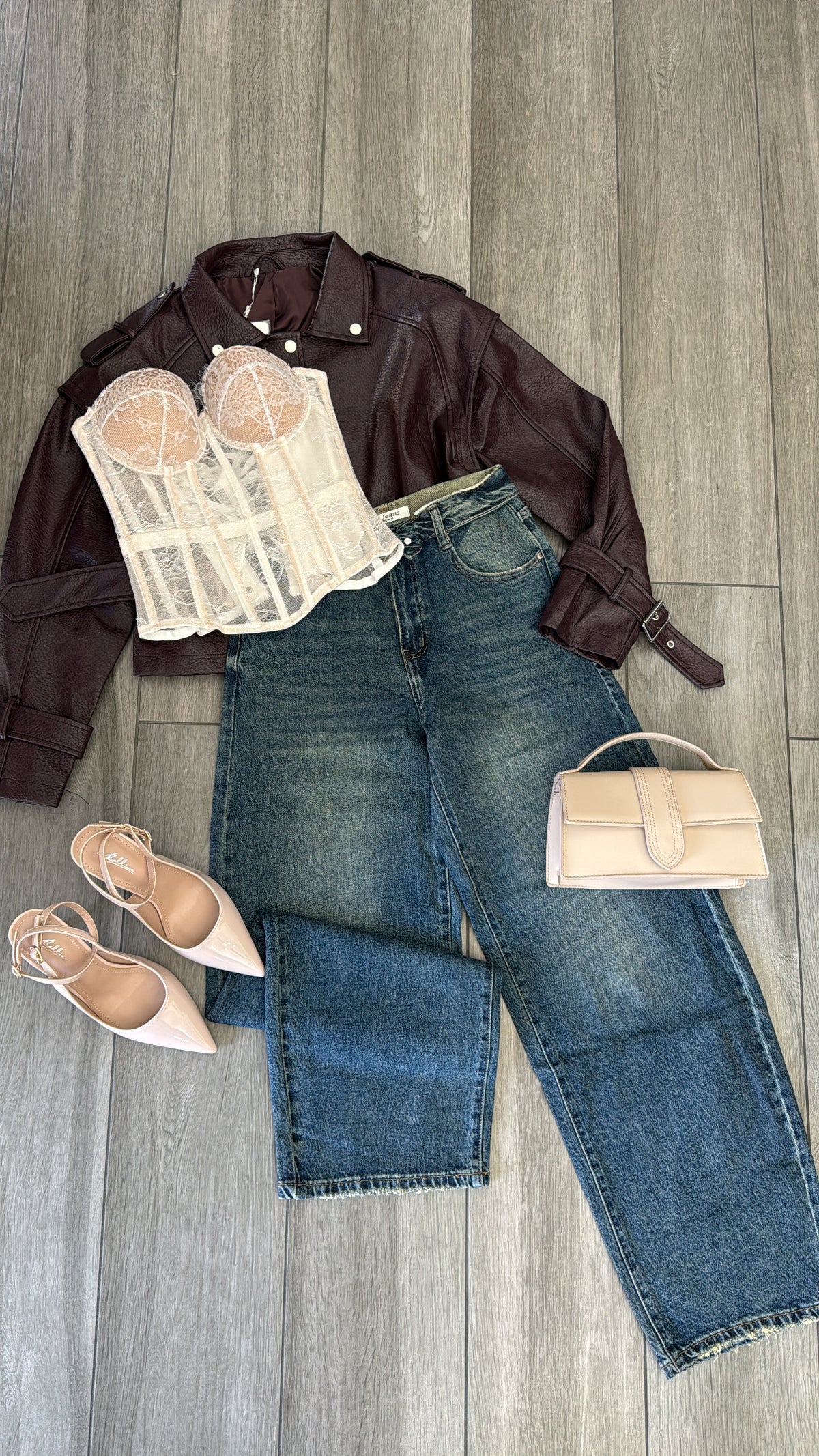 Jeans con risvolto✨