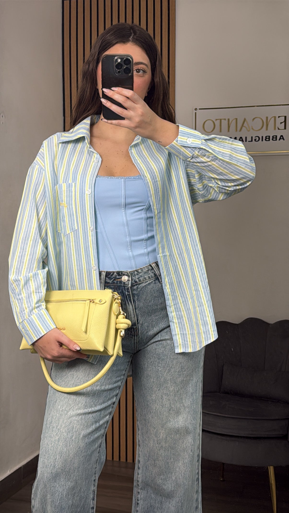 Camicia a righe🩵