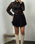 Camicia in pizzo