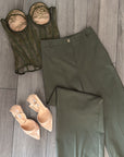 Corsetto verde militare ✨