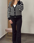 Cardigan a righe