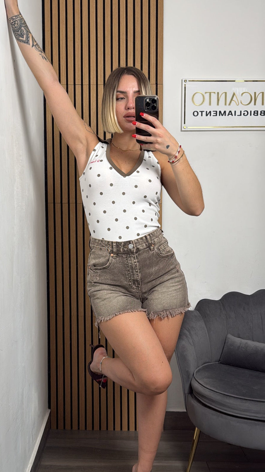 Canotta a pois✨