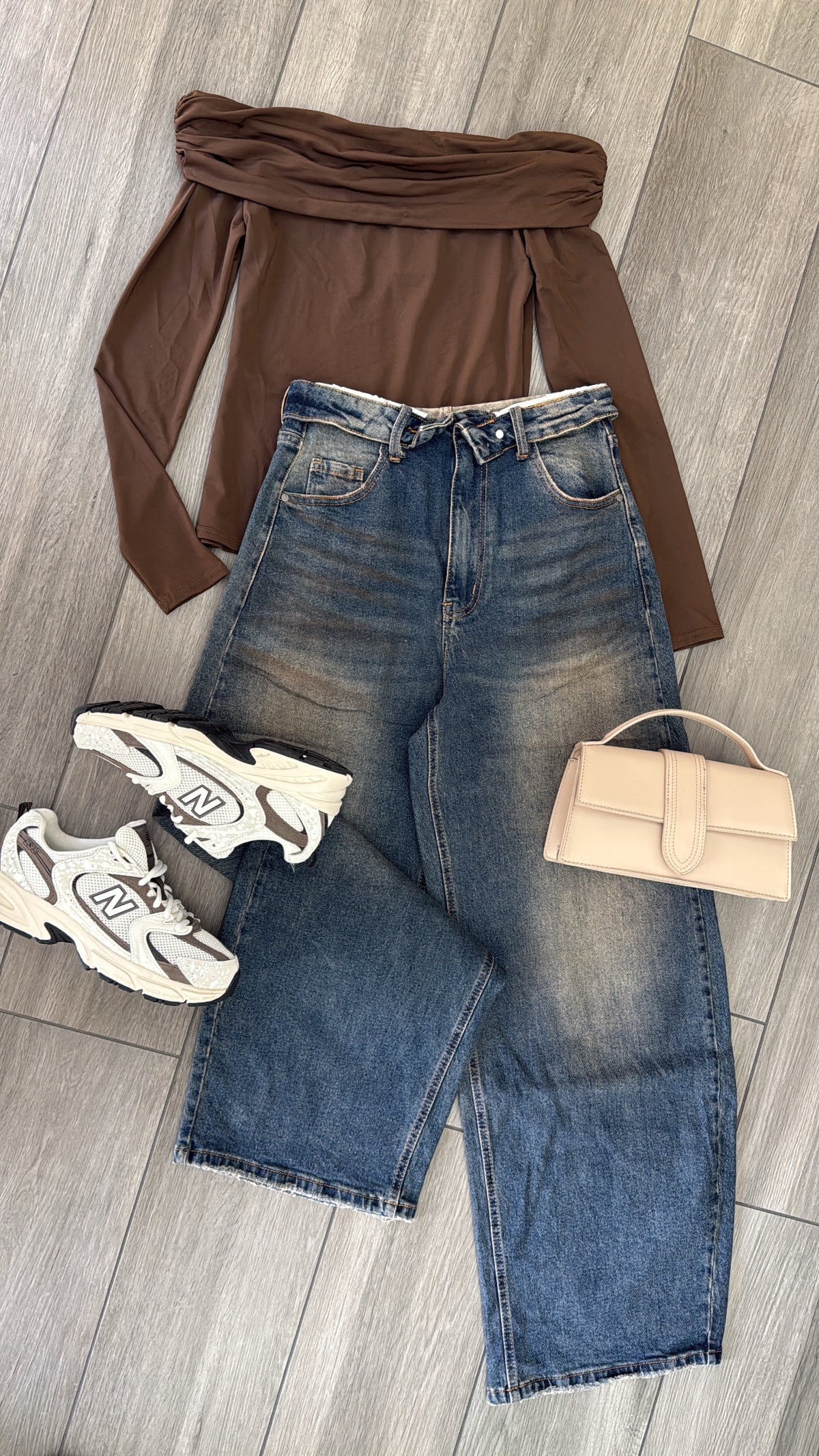 Jeans risvolto 🤎