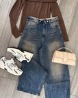 Jeans risvolto 🤎