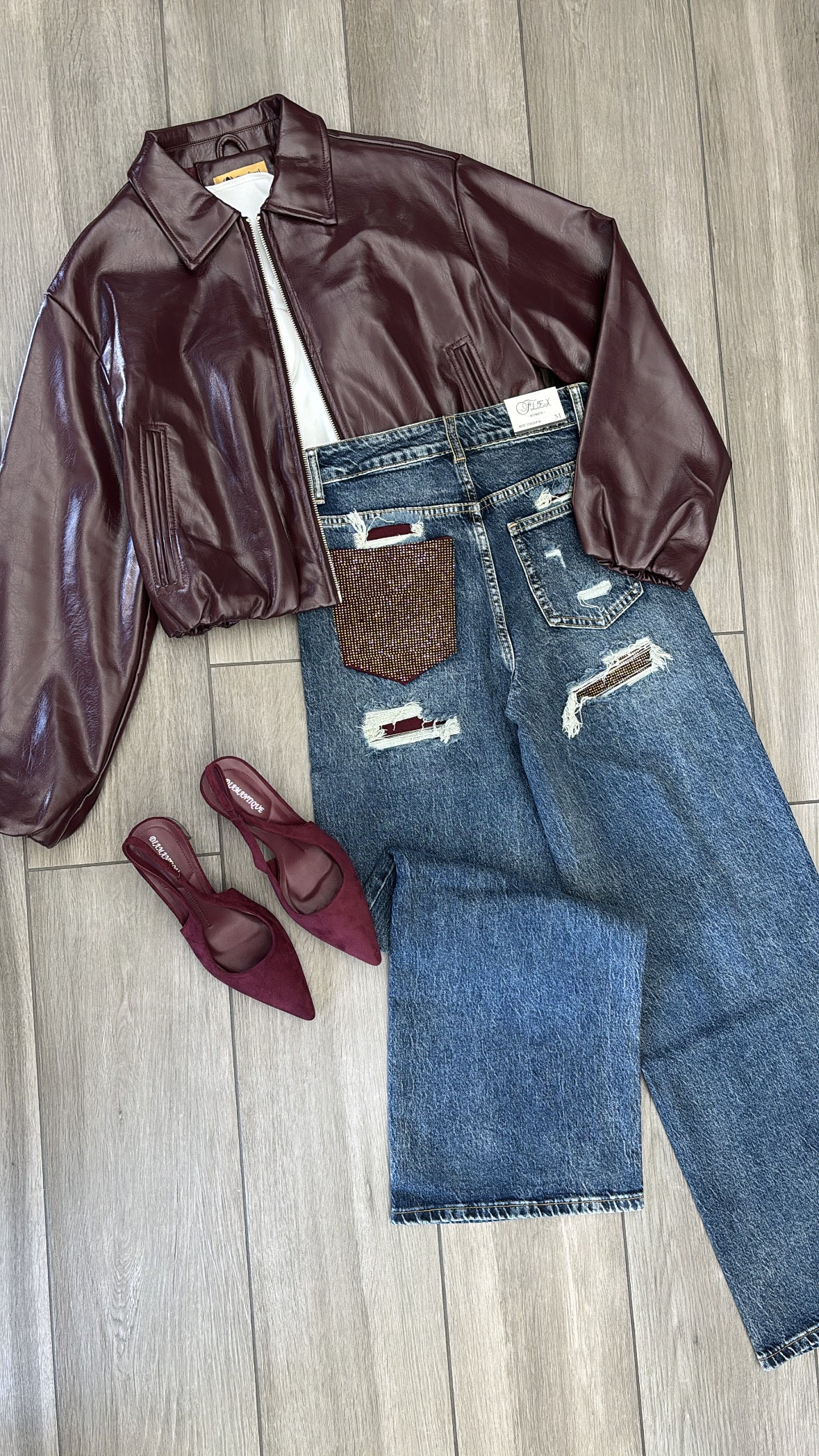 Jeans tasca Glitter✨